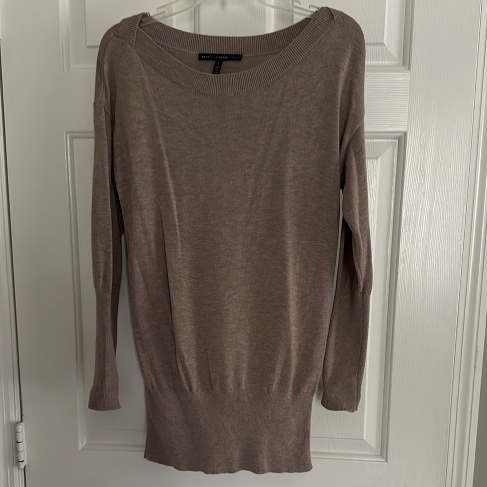 White House Black Market Taupe Sweater